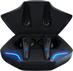 Casti wireless bluetooth 5.2+ EDR in ear control tactil inteligent LED RGB suport pentru telefon mod dual Negru 