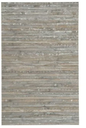 Covor dreptunghiular din bambus si cauciuc 50 x 120 cm Grunberg BM027/GRI