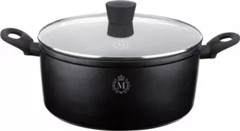 Cratita cu capac si interior granit MK-1027-20 2.1 l 20 cm 
