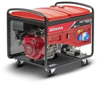Generator curent benzina monofozat Anadolu HK 7500 MS ES Honda GX390 pornire la cheie