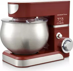 Mixer cu bol si suport HERENTHAL HT-PKM1000.472.1 1000 W 6 trepte + pulse bol inox 5 litri 