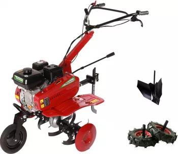 Motosapatoare Bronto WMA 500 4 5 kW 163 cc 4T latime lucru 50 - 80 cm pachet P2 cu adaptor roti cauciuc si plug pentru umplut 