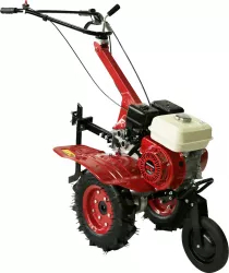 Motosapatoare Bronto WMA 500 Rosu Honda GX160 4.8 CP 160 cc 4T latime lucru 50 - 80 cm cu adaptor si roti cauciuc 