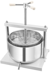 Presa manuala pentru struguri si fructe moi Capacitate 12 l Inox 370x355x665 mm 