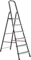 Scara aluminiu cu urcare pe un tronson cu 6 trepte Alverosal 2916 3.3 m 