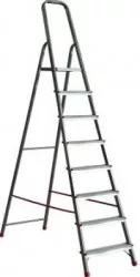 Scara aluminiu cu urcare pe un tronson cu 8 trepte Alverosal 2918 3.7 m 