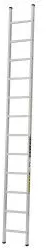Scara simpla profesionala Alverosal Forte Plus aluminiu 12 trepte 3.54 m 