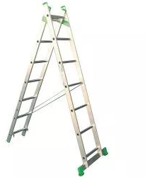 Scara speciala universala cu 2 tronsoane Alverosal 9 trepte Eurostyl 4.27 m 