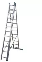 Scara speciala universala cu 3 tronsoane Alverosal 9 trepte Eurostyl 5.69 m 