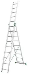 Scara universala cu 3 tronsoane Alverosal 10 trepte Eurostyl 6.25 m 