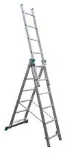 Scara universala cu 3 tronsoane Alverosal 6 trepte Eurostyl 3.71 m 