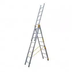 Scara universala cu 3 tronsoane Alverosal 8 trepte FORTE PLUS 5.25 m 