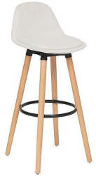 Scaun de bar Sani MAXON 40 x 43 x 92 cm Alb 