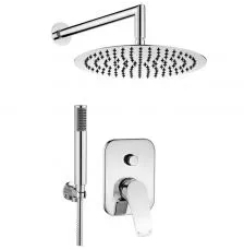Set de dus incastrat Cynia NAC09BP cu baterie para de dus si dispersor fix