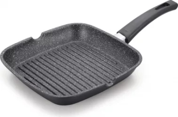 Tigaie grill HERENTHAL cu interior marmorat 28 x 28 cm HT-CAG28M