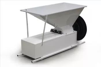 Zdrobitor-desciorchinator manual de struguri ENO 3 cuva 850 x 500 mm valturi 220 mm 
