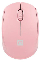 Mouse wireless Natec senzor optic 1600DPI Roz 