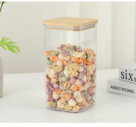 Container Borcan pentru Alimente Flippy din Plastic 10 x 10 x 19 cm 1.2l Transparent 