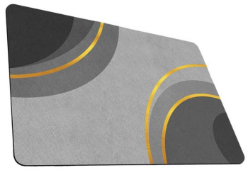 Covoras pentru baie ultra absorbant anti-alunecare model Cercle 50 x 80 cm 