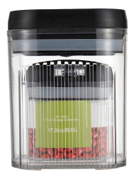 Cutii de Depozitare Alimente Flippy Set din 2 Cutii de tip Container 1.3L 0.5L Recipiente pentru Cereale in Bucatarie Transparente cu 