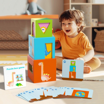 Jucarie Puzzle Box Flippy Jucarie Interactiva pentru Copii Multicolor 