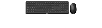 Kit Philips SPT6307 wireless 2.4GHz 104 taste membrana baterii 1x AAA + 1x AA negru + Mouse SPK7307 