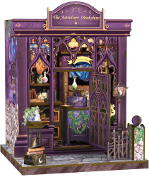 Puzzle 3D Cotor de carte DIY Astrology Bookshop Cutebee 155 piese 
