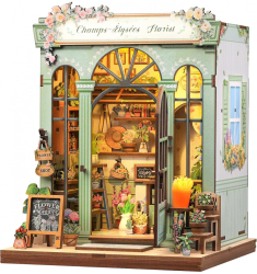 Puzzle 3D Cotor de carte DIY Champs-Elyses Florist Cutebee 199 piese 