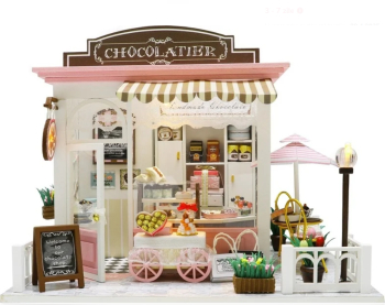 Casa in miniatura 3D Chocolatier Fantastic Ideas DIY 20x16x16cm 
