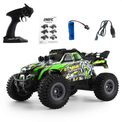 Masina cu telecomanda Buggy off-road cu lumini LED incarcare USB acumulator inclus 3.7V 21x15x6 cm 