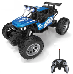 Masina cu telecomanda OFF ROAD Truck lumini LED incarcare USB acumulator inclus 19.5x13x11.5cm 
