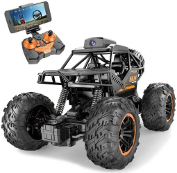 Masina Off-Road cu camera HD control telecomanda si control APP cu telefonul incarcare USB acumulator inclus 20.5x14x12.5cm 