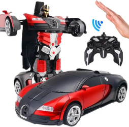 Masina Transformers cu telecomanda Robocar 2in1 incarcare USB acumulator inclus 22x4.5x10 cm