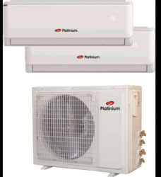 Aparat de aer conditionat dublu split Platinium Clasa A++ 9000+12000 BTU I feel Eco autorestart Wi Fi Alb 