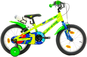Bicicleta Copii DHS Dino - 16 Inch Verde 