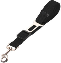 Lesa centura de siguranta auto pentru caini pisici sau alte animale de companie 40-70cm/2.5cm Negru Ropet 