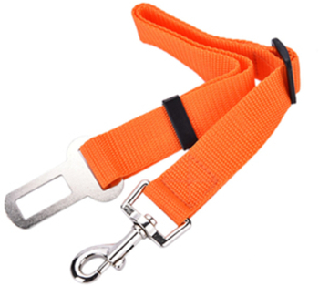 Lesa centura de siguranta auto pentru caini pisici sau alte animale de companie 40-70cm/2.5cm Portocaliu Ropet 