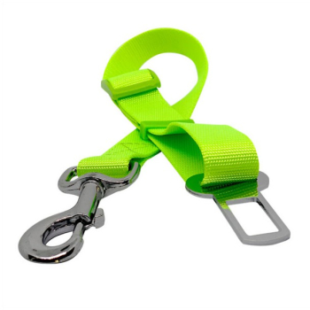 Lesa centura de siguranta auto pentru caini pisici sau alte animale de companie 40-70cm/2.5cm Verde Ropet 