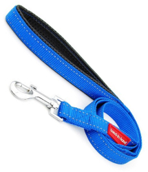 Lesa pentru caini cu maner captusit 15mm x 1.2m max.30kg Albastru Ropet 