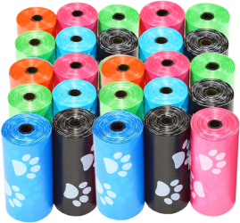 Set Ropet® 360 Pungi Igienice 24 role x 15 buc Pentru Caini Multicolor 