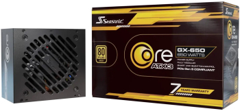Sursa Seasonic Core GX-650-V2 ATX3.1 80 Plus Gold 650W Full Modulara 12VHPWR Negru SRP-CGX651-A5A32SF 
