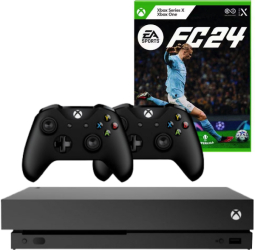 Consola Microsoft Xbox One X 1TB NEGRU + 2 Controllere Second-Hand