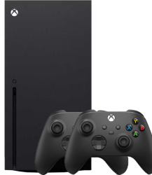 Consola Microsoft Xbox Series X 1TB negru + 2 Controllere Second-Hand SH