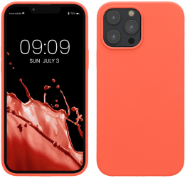 Husa Kwmobile pentru Apple iPhone 13 Pro Max Roz Silicon KWM000013OY047C 