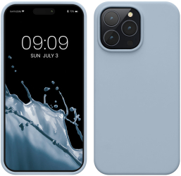 Husa Kwmobile pentru Apple iPhone 14 Pro Max Albastru deschis Silicon KWM000016NL042C 
