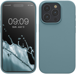 Husa Kwmobile pentru Apple iPhone 15 Pro Verde Silicon KWM000020CC043C 