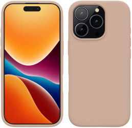 Husa Kwmobile pentru Apple iPhone 16 Pro Crem Silicon KWM000022TW013C 