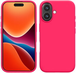 Husa Kwmobile pentru Apple iPhone 16 Roz Silicon KWM000022TU001C 