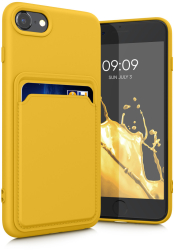 Husa Kwmobile pentru Apple iPhone SE 2022 /iPhone SE 2020 /iPhone 8 Galben Silicon 55117.165 