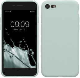 Husa Kwmobile pentru Apple iPhone SE 2022 /iPhone SE 2020 /iPhone 8 Verde deschis Silicon KWM0000083F053C 